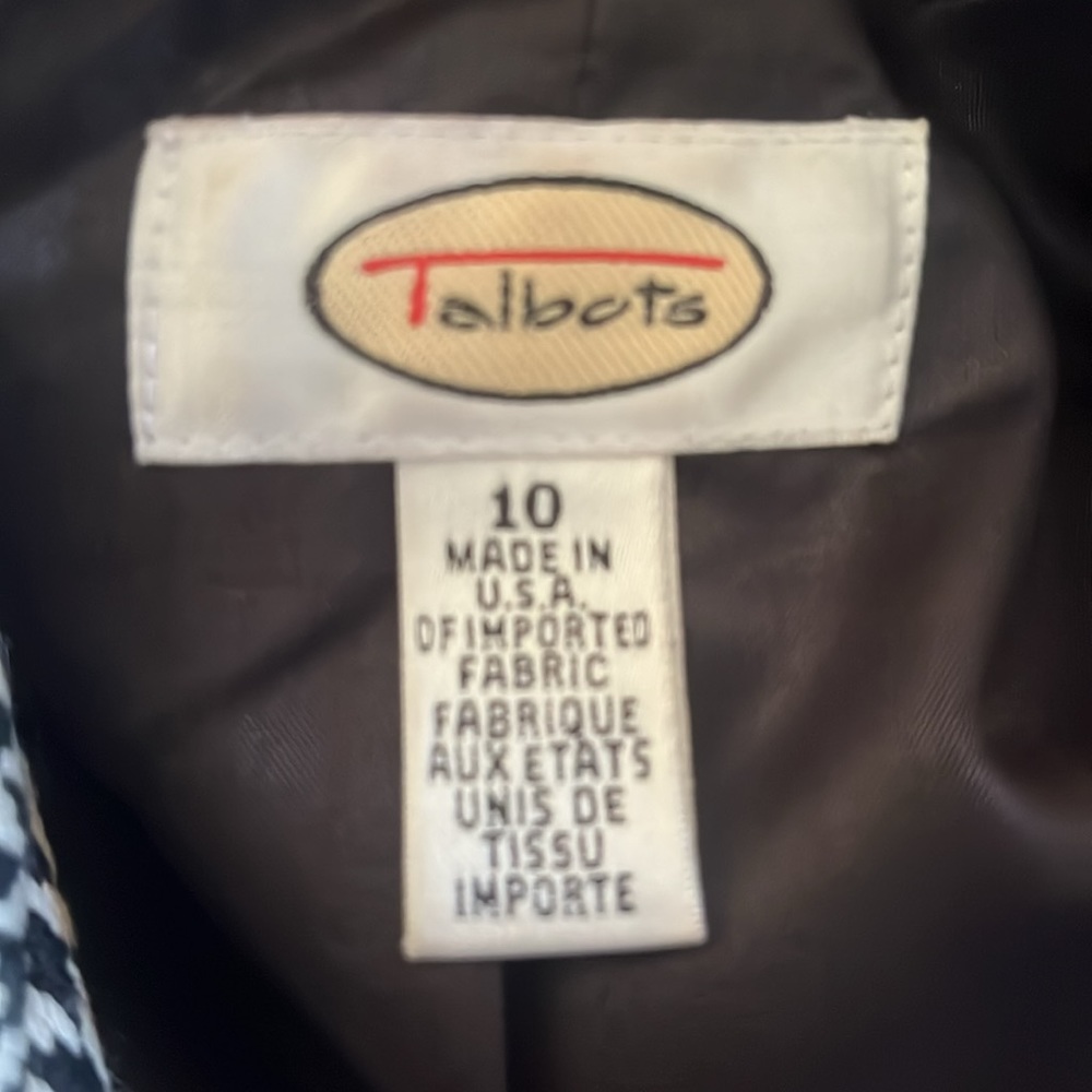 Talbots Herringbone Jacket. - Picture 3 of 3